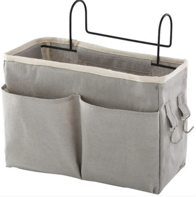 Bedside Storage Caddy — No-Drill Hanging Organizer