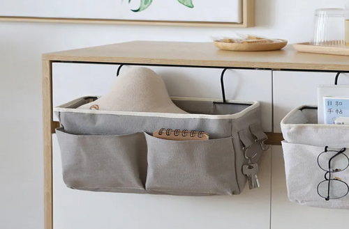 Bedside Storage Caddy — No-Drill Hanging Organizer