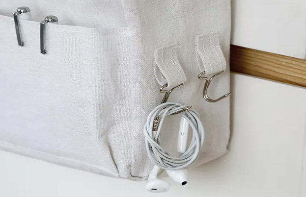 Bedside Storage Caddy — No-Drill Hanging Organizer