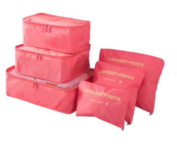 Compression Packing Cubes — 6-Piece Carry-On Set