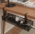 Under-Desk Storage Drawer — Stick-On, Hidden Organizer