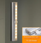 LED Motion Sensor Wardrobe Light — 2 Pack, Rechargeable